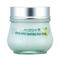 ราคา ❤︎ส่งฟรี❤︎( พร้อมส่ง ของแท้ ) Skinfood Fresh Apple Sparkling Pore Cream (505164013)