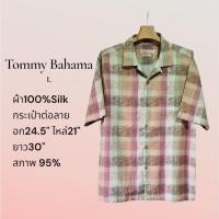 ราคา 〽️Tommy Bahamaเสื้อฮาวายมือสอง (41463592007)