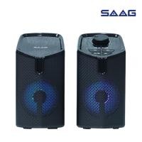 ราคา SAAG Bluetooth Speaker Elton (EM-202F) ลำโพงบลูทูธ Bluetooth/FM (23585071245)