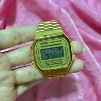 ราคา Casio A168 gold มือ2ของแท้ สภาพ90% พร้อมกล่องรับประกัน1ปี (196745950)