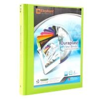 ราคา แฟ้มโชว์เอกสารตราช้าง Elephant 3 ห่วง A4 สัน 5 ซม. สีเขียวมะนาว ตราช้าง 444 (23040328086)