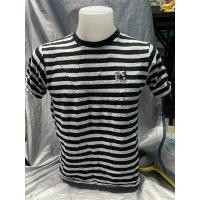 ราคา เสื้อยืดมือสองขวางขาวดำ UNIQLO ปัก Disney Mickey Mouse แท้ สภาพดี (21678609224)