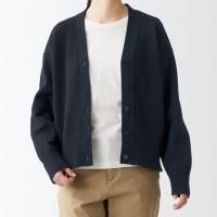 ราคา เสื้อไหมพรม เสื้อคาร์ดิแกน MUJI : WOMEN SHAPE-KEEPING KNITS V-NECK CARDIGAN #14269112258 (14269112258)