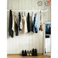 ราคา ไม้ราวแขวนผ้าสีขาว/ดำ1/1-2/1.5เมตร (41220447163)