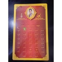ราคา แผงเก็บเหรียญ แผงเปล่า ใส่เหรียญ สะสม ชุดเหรียญ 50 สตางค์ สต.หมุนเวียน ร9 ครบชุด (34 ช่องบรรจุเหรียญ) เว้น ปี 2530 (7075487242)
