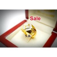 ราคา แหวนทองเพชรชู 10 ตัง น้ำ100 ขาวสวยไฟดีพร้อมใบรับรองสินค้า เคลือบทองคำแท้100% (18305009528)