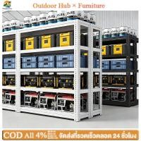 ราคา OHT ชั้นเหล็ก ชั้นวาง ขนาด 3/4/5/6ชั้น สีขาว สีดำ รับน้ำหนัก 1200 KG ชั้นวางของ ขนาดใหญ่ Metal Shelf (47503579828)