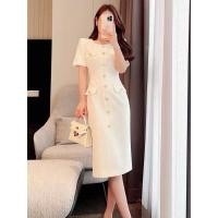 ราคา charissa #เดรสสีขาว #เดรสสีขาวน่ารักๆ #เดรสออกงานสีขาว#เดรสสีขาวสั้น #เดรสสีขาวเรียบหรู #เดรสสีขาวยาว (20488970526)