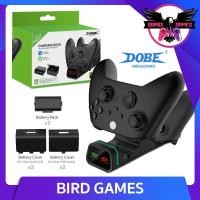 ราคา แท่นชาร์จจอย Dobe Xbox Controller ชาร์จได้ 2 จอย [Dobe Charging Dock] [ที่ชาร์จจอย xbox one s] [xbox X series] [แบต] (6879504066)