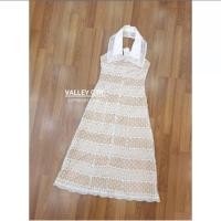 ราคา valley girl เดรสยาว เดรสงานป้าย เสื้อผ้างานป้าย ไซส์M (22752322380)