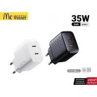 ราคา VOLTME REVO 35 DUO LITE DUAL-PORT PD 35W WALL CHARGER WITH GAN TECH [2xUSB-C PORT] (40823819266)