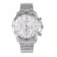 ราคา Seiko นาฬิกาข้อมือชาย Chronograph Stainless Steel SSB123P1 (340014905)