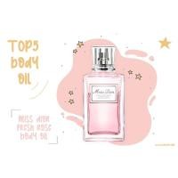 ราคา ป้ายไทย DIOR ออยล์ทาผิว Miss Dior fresh rose Body Oil ขนาด 100 มล (9219370497)