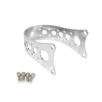 ราคา Black Motorcycle Front Fork Fender Brace Tracker Narrow For Harley Sportster Iron XL 883 1200 Dyna (46952587589)