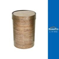 ราคา HomePro ถังขยะกลมฝาสวิง ACCO DAZZLE ขนาด 15.5L สีน้ำตาลทอง แบรนด์ ACCO (14643580402)