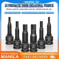 ราคา COD1/2นิ้ว ลูกบล็อก ปากหกเหลี่ยม บล็อกยาว 4หุน ลูกบล็อกดำลูกบล็อค ยาว 6เหลี่ยม มีขนาดให้เลือก H4-H10 75mmลูกบล็อกสีดำ (45302407268)