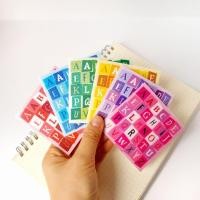 ราคา StickerParty สติกเกอร์ตัวอักษร Glitter Kiss Cut นิตยสาร Scrap ตัวอักษรสายรุ้ง AZ สีรุ้ง 7x7 ซม. โดยสติกเกอร์ปาร์ตี้ MN020 (29392545302)