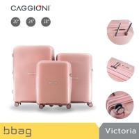 ราคา CAGGIONI กระเป๋าเดินทาง 20/24/28 นิ้ว รุ่น Victoria C19082 PP เบา ซิปขยาย 25% TSA Lock สี Glitter [สีชมพูเมทาลิค] (4203978542)