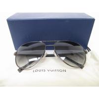 ราคา Authentic LOUIS VUITTON Damier Graphite Sunglasses Eye Wear Conspiration Pilot #8847 Pre-owned (27906113348)