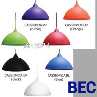 ราคา โคมไฟแขวนเพดาน BEC โคมไฟห้อย รุ่น Cassiopeia สีดำ,สีขาว,สีแดง,สีเขียว,สีน้ำเงิน,สีส้ม ขั้วE27 (3733098873)
