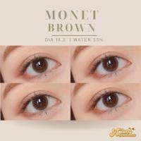 ราคา Beautylens รุ่น Monet brown (ค่าอมน้ำ55%) มีค่าสายตา (82401539)
