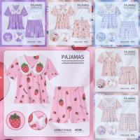 ราคา ลด10% โค้ด DDXDECW4 ชุดนอนเด็กหญิง ลายน่ารัก เนื้อผ้านิ่มใส่สบาย ไม่ระคายเคืองผิว สินค้าพร้อมส่งจากไทย (19478832746)