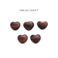 ราคา Red tiger eye heart bead ลูกปัดหัวใจเรดไทเกอร์อาย (22616223903)