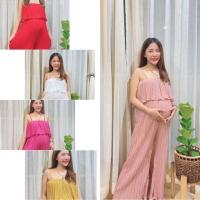ราคา จั๊มสูท จั๊มสูทชีฟอง กางเกงคนท้อง ชุดเดรสออกงาน สายเดี่ยวกางเกงคลุมท้อง ชุดออกงาน ชุดพลีท กางเกงพลีท แฟชั่นชุดคลุมท้อง (13966448968)