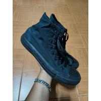 ราคา Converse All Star สีดำล้วน ไซร้ 39.5/25 มือสองของแท้ (45700710147)