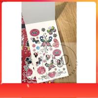 ราคา Tattoo ลายผี้เสื้อน่ารัก ดอกไม้ หัวใจ Sticker 280 รอยสัก ยกเล่ม ใน1 เล่ม มีสติ๊กเกอร์ ประมาณ100 ลาย (25168079609)