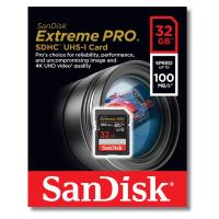 ราคา SANDISK ExtremePro SDHC 32GB (100MB/s R, 90MB/s W) U3, C10, V30, UHS-I memory card กล้อง SDcard แท้ (43453436462)