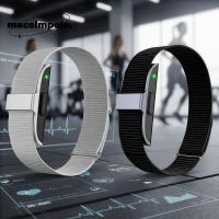 ราคา นาฬิกาติดตามกีฬา,สร้อยข้อมือสมาร์ทขั้นสูงกันน้ํา,น้ําหนักเบาสีดําอัตราการเต้นหัวใจความดันโลหิตการตรวจสอบสร้อยข้อมือ เครื่องนับก้าว ผู้ชายผู (53952911185)