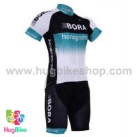 ราคา ชุดจักรยานแขนสั้นทีม Bora 17 (01) สีดำเขียวขาว (9649119476)