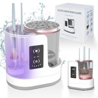 ราคา 3 in 1 Electric Makeup Brush CLEANER Machine With Makeup Brush dryer-Holder-Portable Automatic USB cosmetic brushes CLEANER TOOL For All Size Beauty Makeup Brush set, Contour (26920126693)