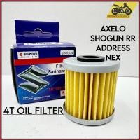 ราคา SHOGUN RR SHOGUN / AXELO / ADDRESS Fi / NEX SUZUKI กรองน้ํามันเครื่อง MINYAK (43126995191)