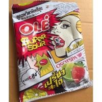ราคา ลูกอมโอเล่ OLE วิตามินซีสูง super super sour เปรี้ยวสะใจ (6276007200)