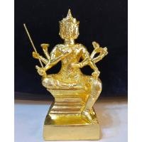 ราคา พระพรหม พรหมสี่หน้า ขนาดสูง 7 นิ้ว งานเรซิ่นเกรดเอ ปิดทอง งานคมสวย หล่อตัน บูชาเทพ ของที่ระลึก ของขวัญ ของแต่งบ้าน (22036423095)