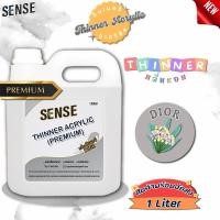 ราคา SENSE ทินเนอร์กลิ่นหอม ทินเนอร์อะคริลิค, ACRYLIC "กลิ่นDior " (ผสมสีอุตสาหกรรม) (เกรดพรีเมี่ยม) ขนาด 1 ลิตร (26200849034)