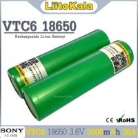 ราคา [2 ก้อน] ถ่านชาร์จ 18650 Sony VTC6 3000mah แท้ รับประกันจาก Liitokala lithium battery (2204458642)
