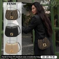 ราคา เฟนดิ Fendi Cmon FF medium size crossbody bagขนาดกลาง 25CM (29227324051)