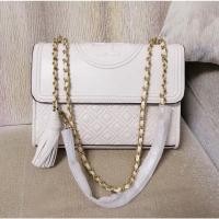 ราคา กระเป๋า Tory Burch Fleming สีครีม (9380817142)