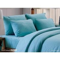 ราคา เซทรวมนวม 6 ฟุต ทิวลิป ดีไลท์(Tulip Delight) สีพื้นมีลายในตัว ทอ 209 เส้นด้าย (1444075532)