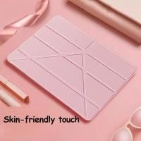 ราคา เคสหนัง TPU สําหรับ Samsung Galaxy Tab A11 8.7 A11 Plus 11 นิ้ว Tab A9 Plus 11 นิ้ว Y-Fold Stand ฝาครอบแท็บเล็ต Auto Sleep/Wake up (55951426389)