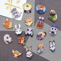 ราคา Crazy Zootopia ป้ายสินค้ารอบ Zootopia การ์ตูน Crazy Zootopia กระต่าย Judy Fox Nick Lightning Sloth เข็มกลัดน่ารักป้ายอะคริลิค 25.12.13 (46053052370)