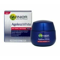 ราคา ส่งฟรี!!! ลทบ. GARNIER การ์นิเย่ เอจเลส ไวท์ แอนตี้เอจจิ้ง + ไวท์เทนนิ่ง ไนท์ 50 มล. (384008152)