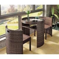 ราคา ชุดโต๊ะและเก้าอี้พักผ่อนระเบียง เก้าอี้หวาย ชุดสามชิ้น เก้าอี้หวายเลียนแบบขนาดเล็ก โต๊ะกาแฟ (44553834104)
