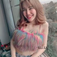 ราคา สายเดี่ยวขน เสื้อฟรุ้งฟริ้ง เสื้อเที่ยว (7922388426)