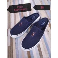 ราคา ส่งฟรีรองเท้าผ้าใบเปิดส้น Polo Ralph Lauren มือสองไซด์ เท้า 38 (14586471498)