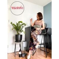 ราคา กางเกง wrap pants ผ้าพริ้วเพ้นท์ลายดอก (11611237351)