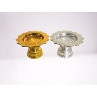 ราคา พานโตก 16 ซม. สีเงิน,ทองเหลือง (6664372735)